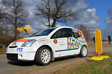 Kim Wentzel kørte mange supergode tider med sin Citroën C2R2 på de tyske landeveje.